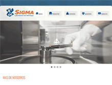 Tablet Screenshot of laboratoriosigma.com